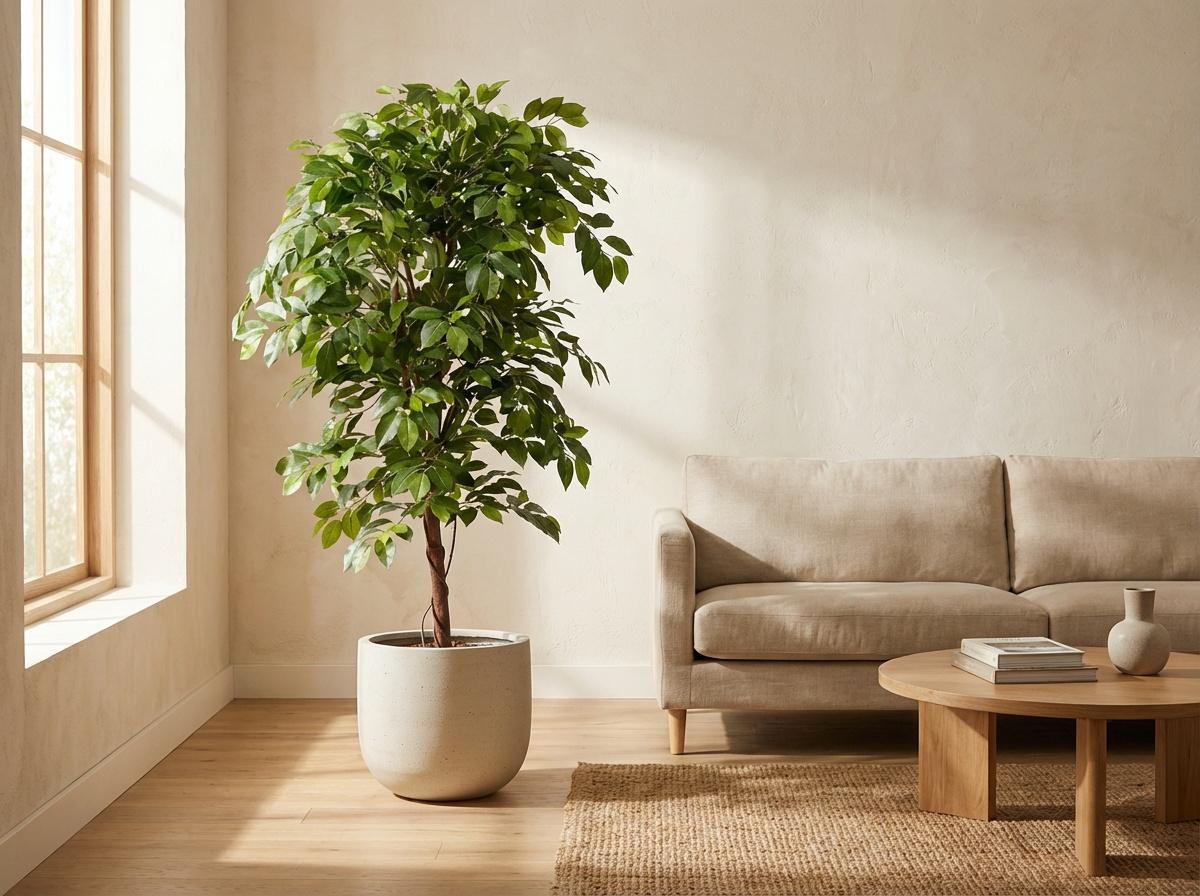 ficus haut de gamme artificiel h140cm