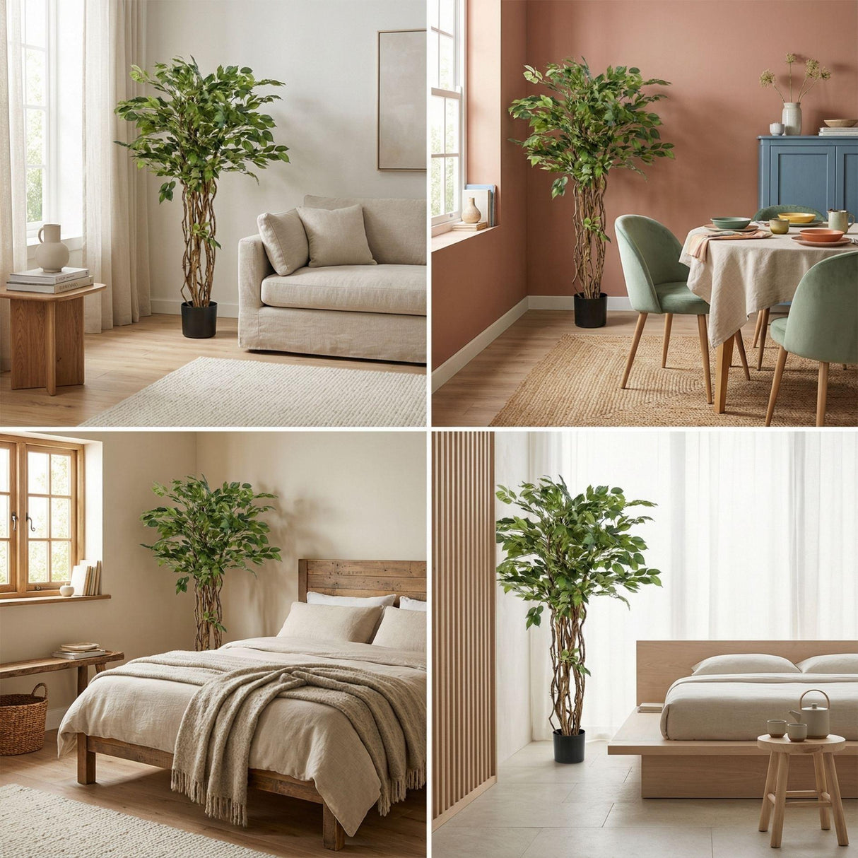 ficus liane arbuste artificiel h140cm
