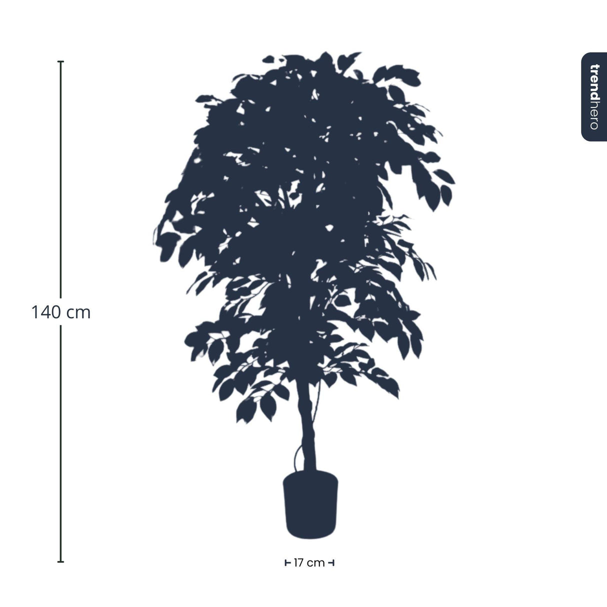 ficus haut de gamme artificiel h140cm