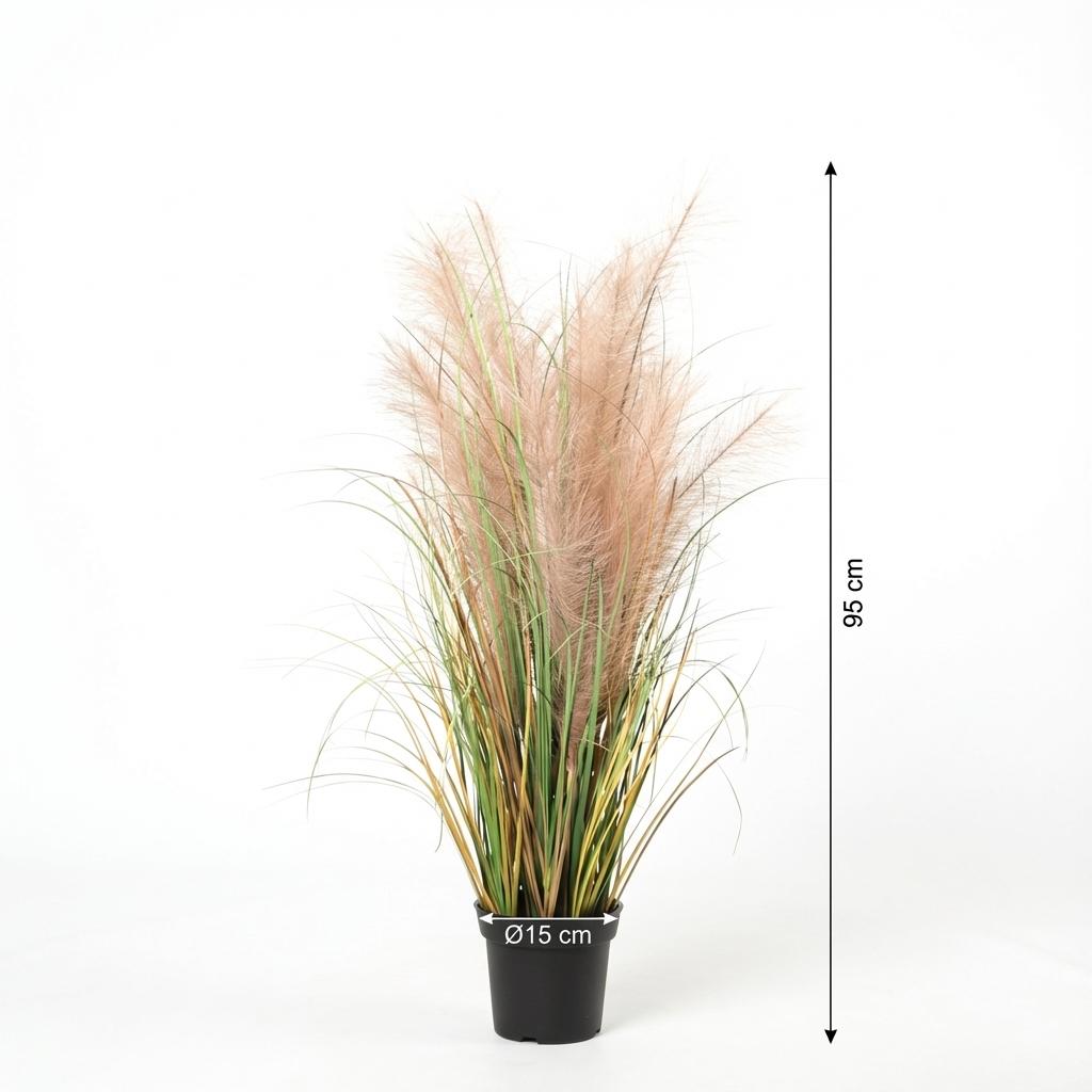 Roseau commun artificiel h95cm
