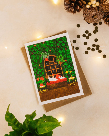 Livraison plante Carte postale Plant Christmas