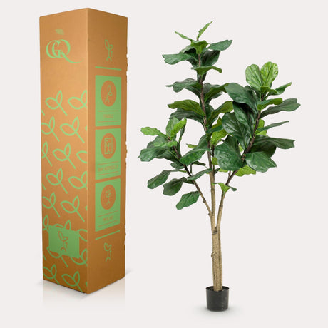 Livraison plante Ficus Lyrata plante artificielle h180cm, Ø17cm