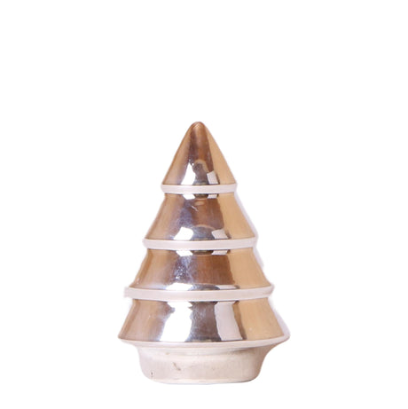 Livraison plante Petit Sapin de Noël argenté - h12cm