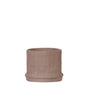 Livraison plante Pot de Bali - Marron - Design Minimaliste