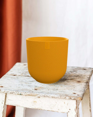 Elho Jazz Pot Rund ravgul 14 cm