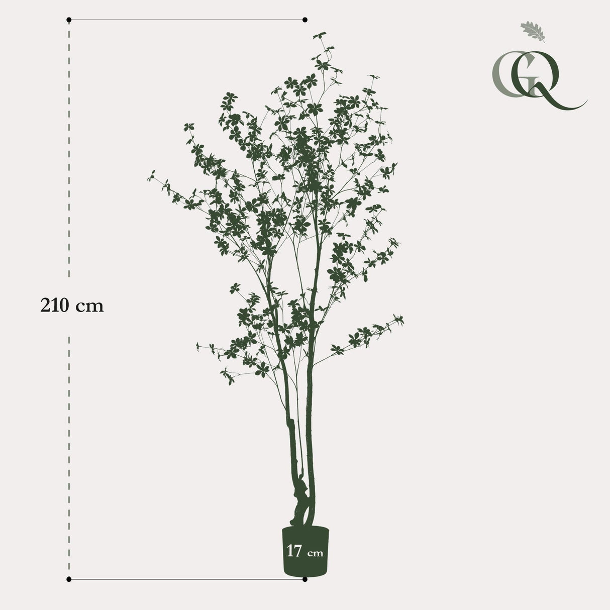 Livraison plante Tropaeolum Speciosum plante artificielle - h210cm