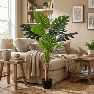 Monstera deliciosa artificielle h120cm