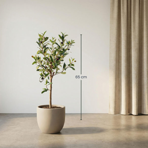 Olivier artificiel h65cm pot inclus