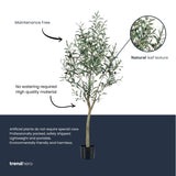 Kunst olijfboom in pot - Kunstplant - 140 cm