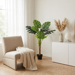 Monstera deliciosa artificielle h120cm