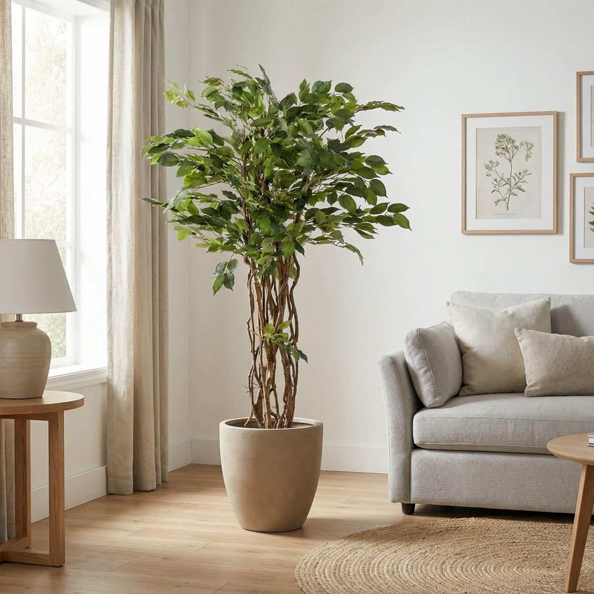ficus liane arbuste artificiel h140cm