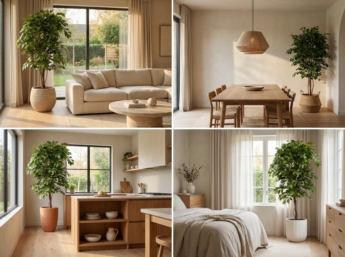 ficus haut de gamme artificiel h140cm