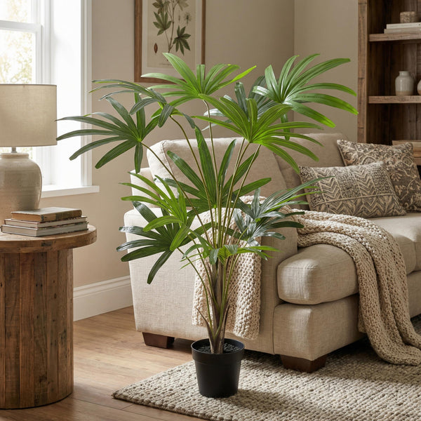 Rhapis palmier artificiel h120cm