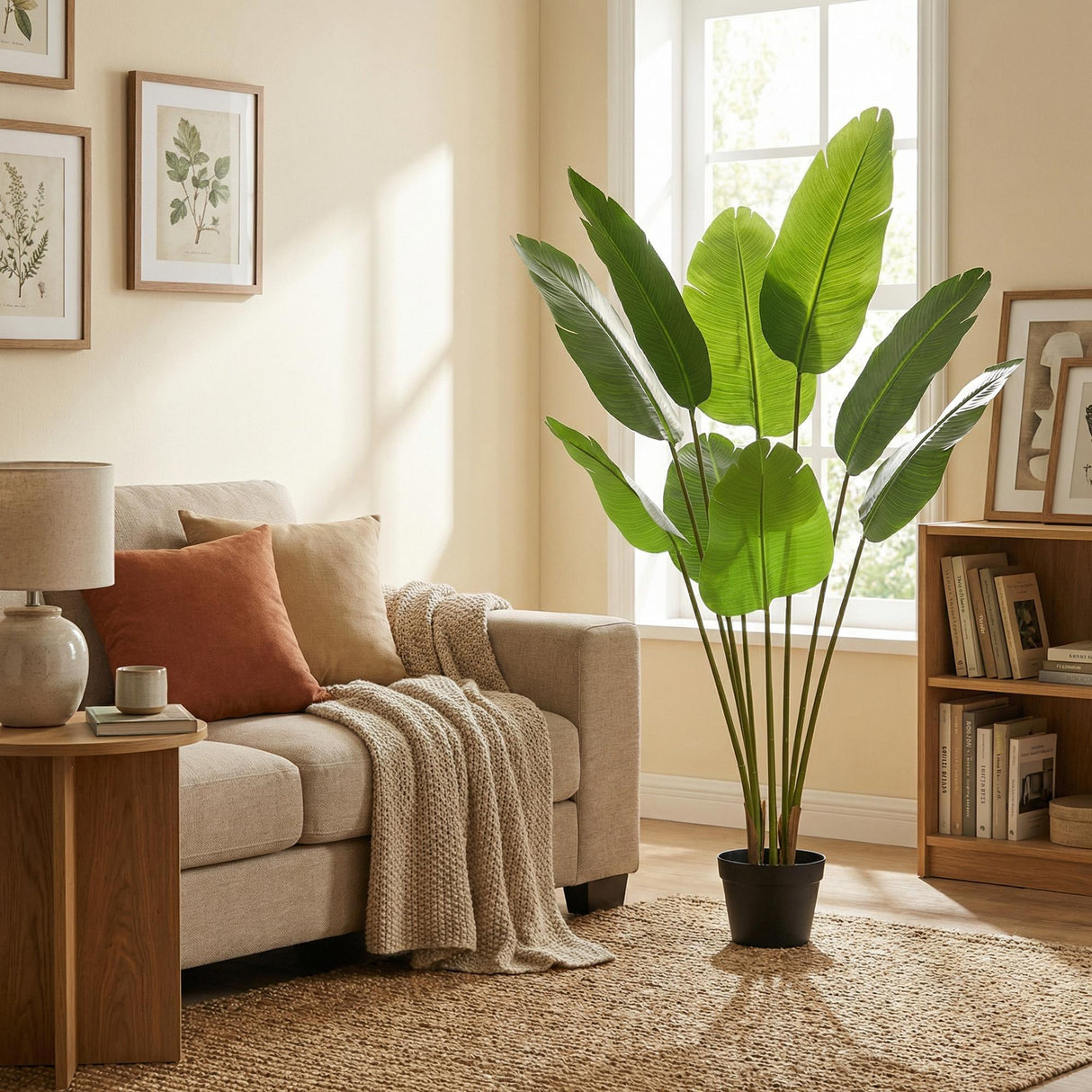Strelitzia Nicolai artificiel h135cm