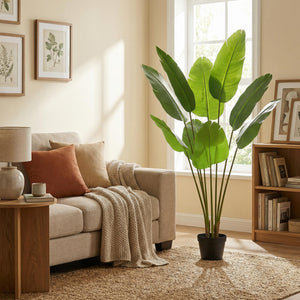 Strelitzia Nicolai artificiel h135cm