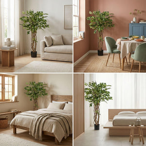 ficus liane arbuste artificiel h140cm