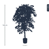 ficus haut de gamme artificiel h140cm