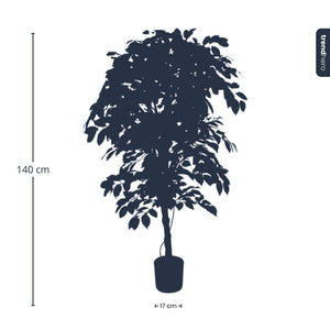 ficus haut de gamme artificiel h140cm
