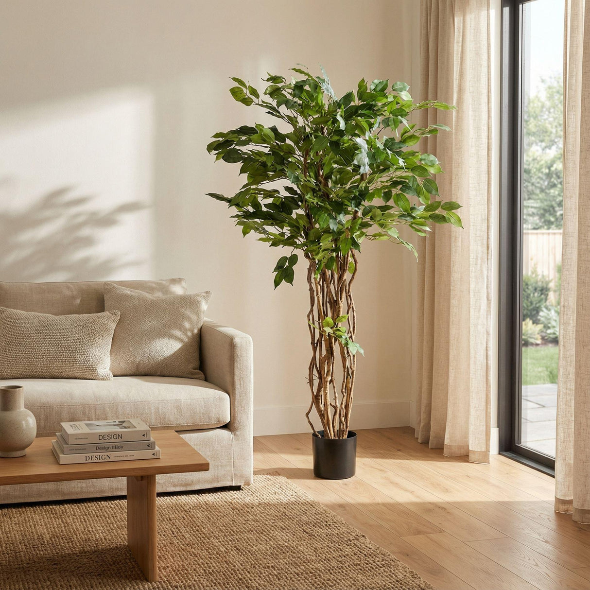ficus liane arbuste artificiel h140cm