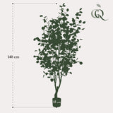 Kunstplante - Eucalyptus - Blå Gomboom - 140cm - 140