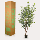Kunstplante - Eucalyptus - Blå Gomboom - 140cm - 140