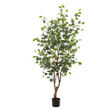 Kunstplante - Eucalyptus - Blå Gomboom - 140cm - 140